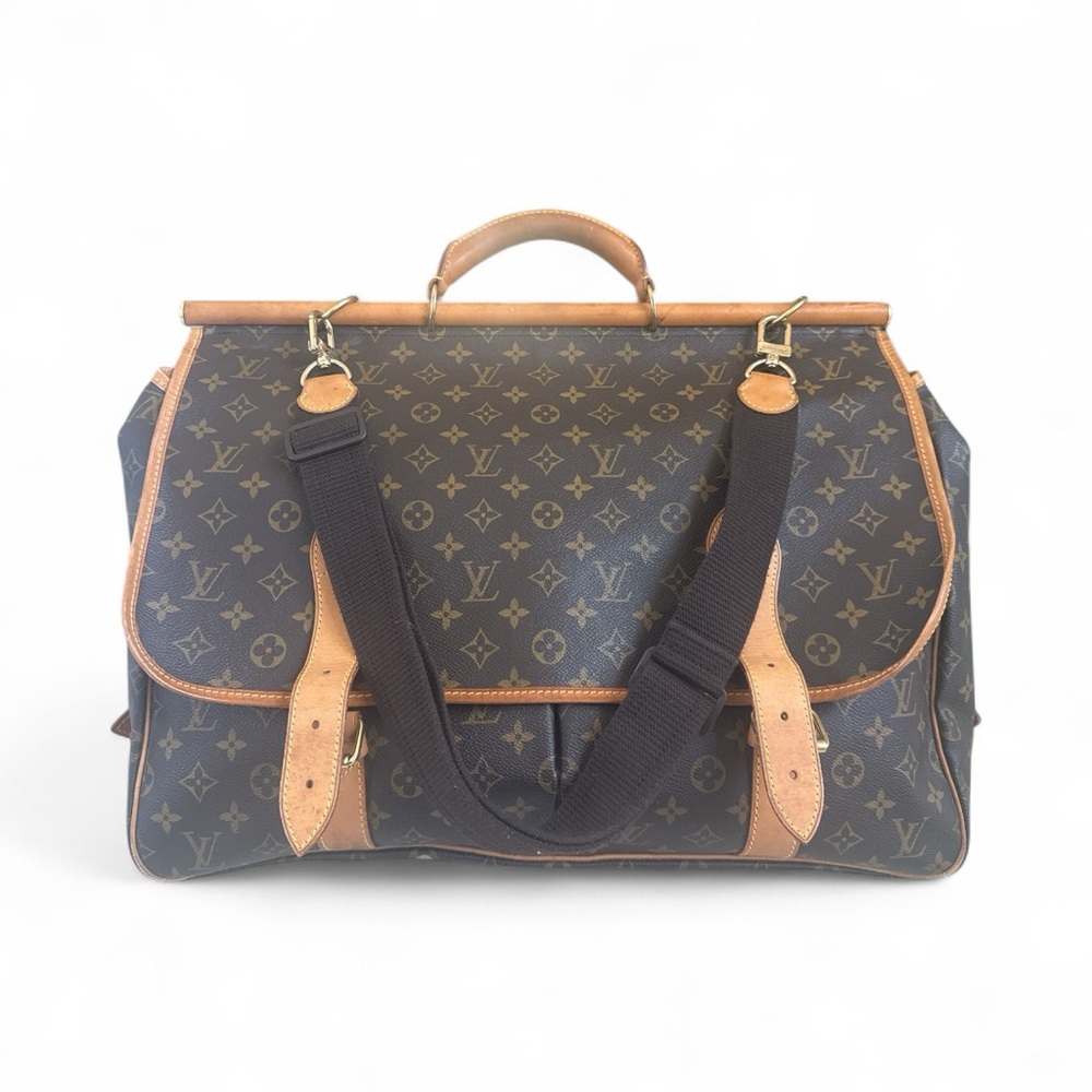 Louis Vuitton Monogram Duffel Bag - Black and Brown